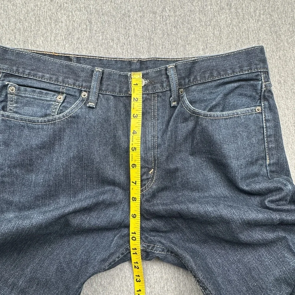 Levi's 514 Jeans Straight Mens Sz 33x32 Fits 34x32 Dark Wash Blue Jeans‎